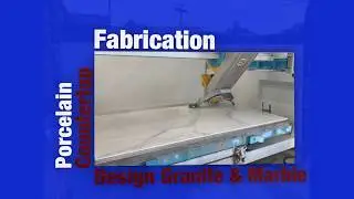 Porcelain countertop fabrication and installation in Skokie.