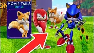 *NEW* MOVIE SONIC, KNUCKLES & TAILS SKINS + METAL SONIC SKIN IN SONIC SPEED SIMULATOR!!