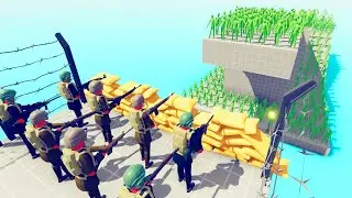 Zombie 100 Units vs Army - Totally Accurate Battle Simulator TABS