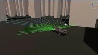 Car Proximity Sensor using Rays in Unity