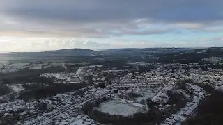 Snowfall Over Clydach, Swansea | Above the Valleys