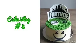 Fortnite cake for Mark Jordan || Caje Vlog || Home Baking Vlog