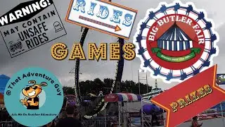 Big Butler County Fair!! Winning Games, Insane UNSAFE Rides and  CRAZY weather!! Adventure - 017