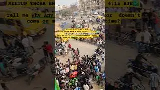 Tell me Why Any influencer/creator  doesn't come on meeting point on time? #meetup #patna #a2biker