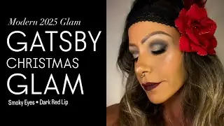 1920&rsquo;s Modern Gatsby Glam 🖤✨ Smoky Eyes & Bold Red Lips
