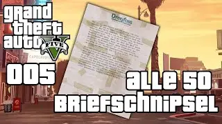Let's Play GTA V 100% Part 5 Alle 50 Briefschnipsel
