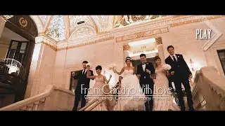 Most Glamorous Chicago Wedding Video, Palmer House & Esplanade Lakes, Illinois