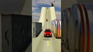 School Bus Crash 3 Bollard😦#BeamNG.drive#car #beamngdrive #bus#shorts#youtubeshorts#gaming#trending