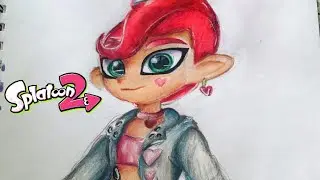 Drawing Nell/Male Agent 8 (Splatoon 2)