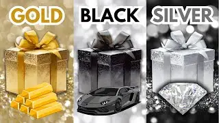 Choose Your Gift! 🎁 Gold, Black, or Silver ⭐🖤🤍 How Lucky Are You? 😱