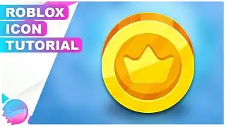 ROBLOX ICON TUTORIAL: Cartoony Coin | GFX COMET