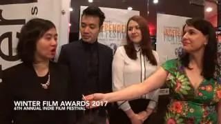 On the red carpet with David Tyson Lam, Elizabeth Lam and Casey Killoren from 