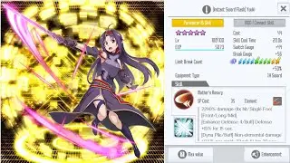 [SAOIF] INSTANT SWORD FLASH YUUKI DMG TEST |  LOW LV 196 DMG SHOWCASE