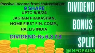 JAGRAN PRAKASHAN,HOME FIRST FIN. COMP.,RALLIS INDIA #INFOPAISA#passiveincomefromsharemarket#nifty