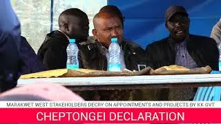 MARAKWET WEST LEADERS DECRY STALLED DEVELOPMENT PROJECTS