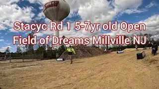 Field of Dreams Millville NJ Stacyc Rd1 Race Battle 4 1st Ends w/ Crash 5-7yr Open Class Pūr-Speed