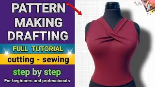 Craft a Perfect Bodice with Collar: Step-by-Step Draft, Sew & Mannequin Show