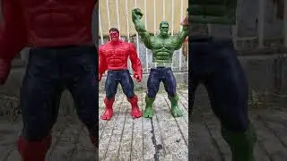 Red Hulk And Hulk Swapped Body #marveltoys #spiderman