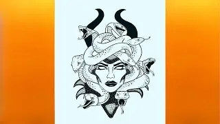 Learn how to draw  medusa drawing | pencil drawing of medusa | medusa drawings part 1