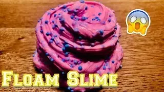 DIY FLOAM SLIME- | HOW TO MAKE FLOAM SLIME | Satisfying Video