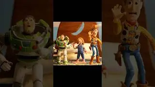 Chucky Meets Toy Story #toystory #chucky #buzzlightyear #stopmotion #animation #halloween