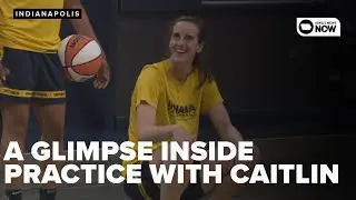 A look at the end of the Fever's practice, one day ahead of the season opener