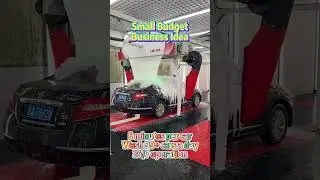 Only 40㎡ needed to install a contactless car wash&mdash;compact and efficient!#carwash #carcleaning