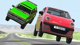 Out Of Control Rollover Crashes | BeamNG