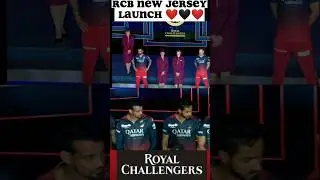 RCB New Jersey Launch 2023|RCB #rcb #royalchallengersbangalore #ipl #shorts #viratkohli #kingkohli