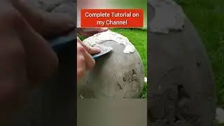 Build a Ball out of Concrete - Sphere in Marble Look