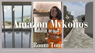 Amazon Mykonos Resort Room Tour | Sunset Ocean Views & Infinity Pool 