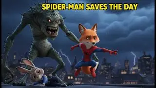 Spider-Man Saves Animal City from Mutant Monster ｜ Trying to become a hero.