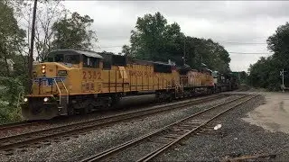 RARE: NS 211 @ Piscataway, NJ, with a UP SD60M Triclops Leading