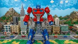 🍄 LEGO Transformers Ideas, Animals, Plants, Vehicles, Optimus Prime, Pacman, Penguin, Planes, Flower