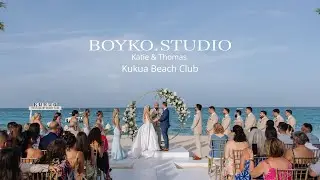 Kukua Beach Club Wedding by Boyko Studio - Katie & Thomas