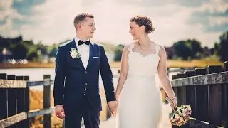Bryllupsfoto af Annemette & Brian i Skive, Nordjylland