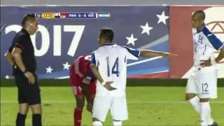 YELLOW CARD Honduras, Jairo PUERTO No. 14 | @FEPAFUT @FenafuthOrg #CCA2017