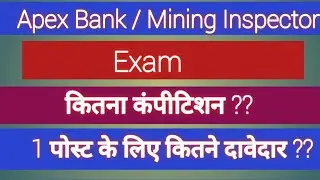 Apex Bank 1 post contender? Mining Inspector Recruitment 1 post contender? cgvyapam | cgpsc