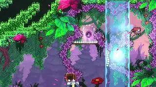 This might be the hardest Celeste screen I've done (Sentient Forest mod B-Side)