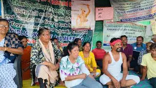 Live - Chimbel locals ended their hunger strike on the 23rd day.