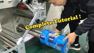 How to Thread Film on a Flow Wrapper  Step by Step Packaging Machine Film Loading Tutorial