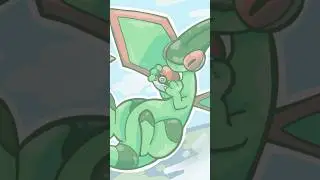 Happy birthday Theo!!!! 🥳 #pokemon #flygon #art