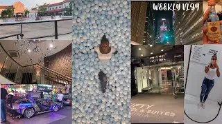 VLOG: The Color Factory, Beach Day, Times Square NYC, Fifty Hotel & Suites By Affinia Room Tour!!