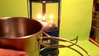 Тест кипячения воды в чанах UCO Candlelier в походной кухне GSI Glacier Bottle Cup