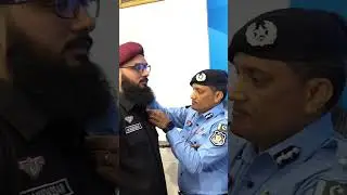 DIG Islamabad Ali Raza Pinning Ghazi Medal to a Proud Ghazi of Islamabad Police