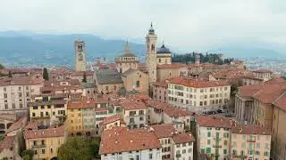 BERGAMO, ITALY 4K DRONE TOUR | AERIAL VIEWS OF BERGAMO, ITALY OLD TOWN | CITYSCAPES | DREAM TRIPS