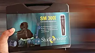 STUDIOMASTER SM 300I INSTRUMENT MICROPHONE UNBOXING & REVIEW