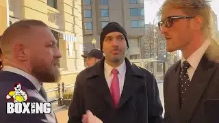 Footage of Conor McGregor Confronting Logan & Jake Paul - Boxing News