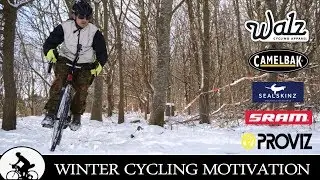winter cycling motivation - CX fun in the snow 2018