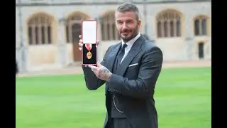 Sir David Beckham erh&auml;lt Ritterschlag auf Schloss Windsor